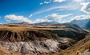 Maras, Cusco: pozas de sal tradicionales (detalle de las salineras