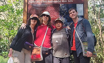 Camino Inca corto: foto de viajeros en la ruta hacia Machu Picchu (Cusco)