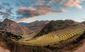 Moray en el Valle Sagrado de Cusco: terrazas circulares incas, vista panorámica
