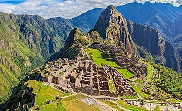 Machu Picchu, Cusco: vista general de la ciudadela inca desde el mirador